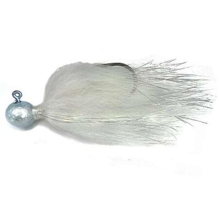 Rabid Baits Hair Jig 18Oz 10 Owner Hook White HJ8-905